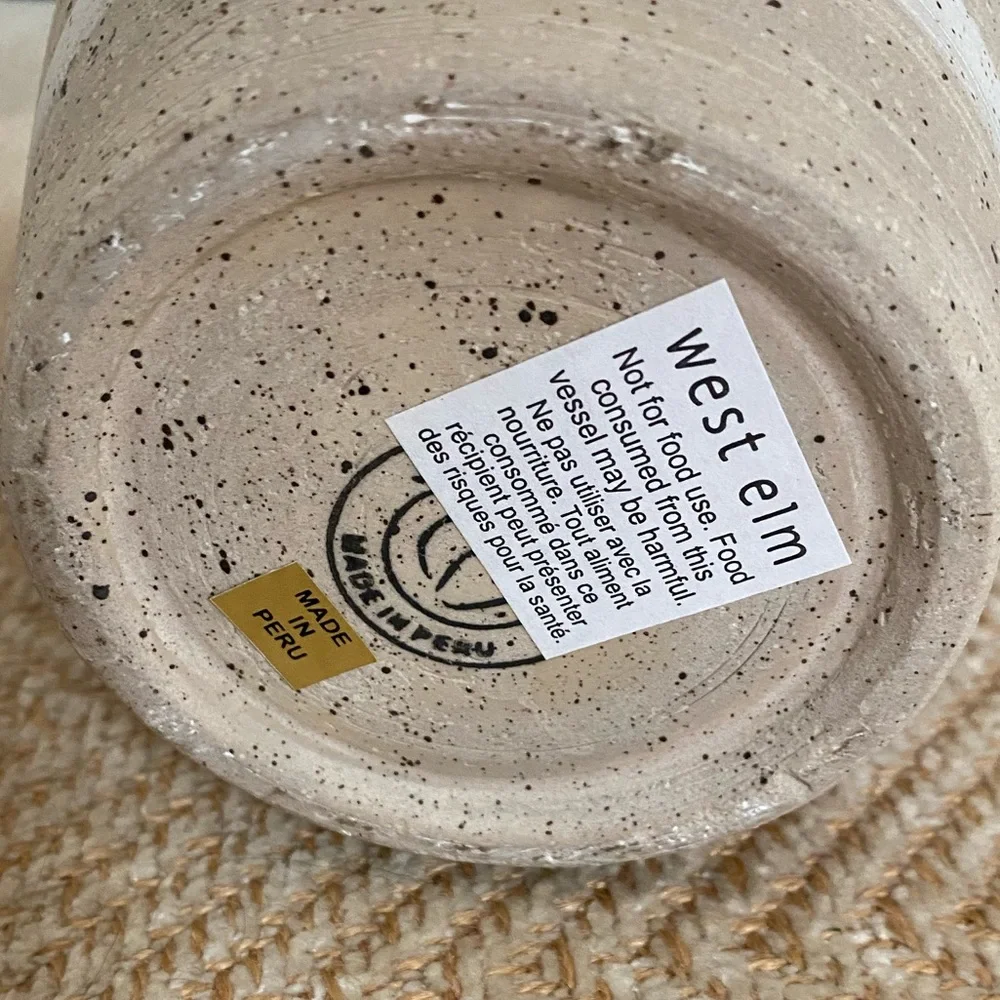 WEST ELM Sandcast Vase